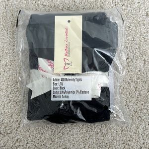 Maternity tights black size L/XL NWT